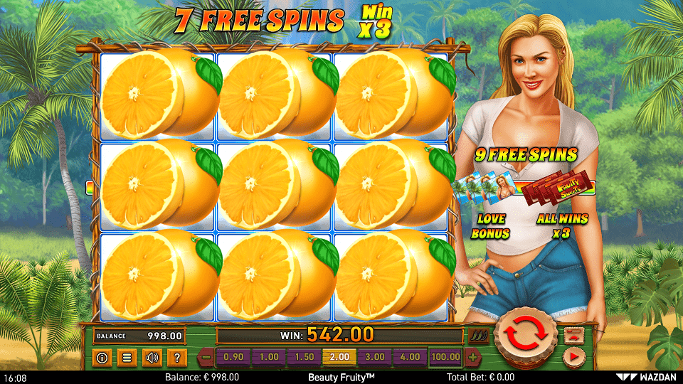 Beauty Fruity Free Spins