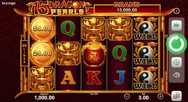 Online Pokies 15 Dragon Pearls Hold and Win