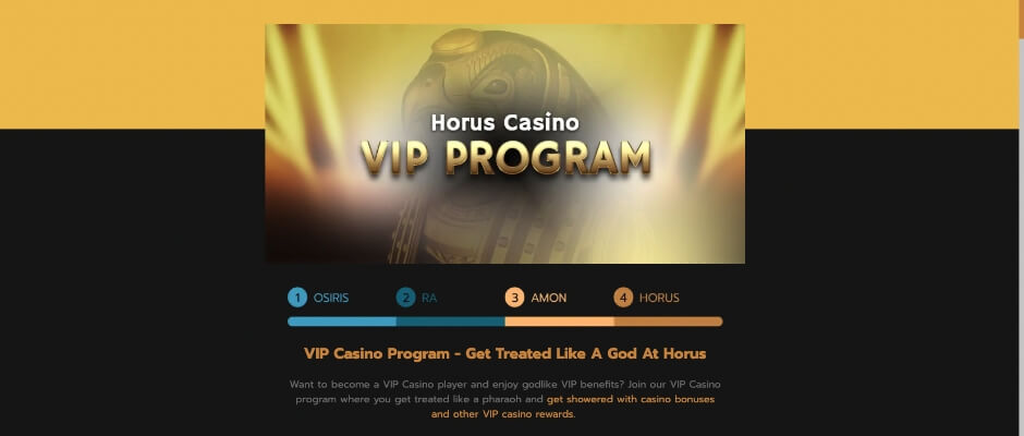 Horus Casino VIP Scheme